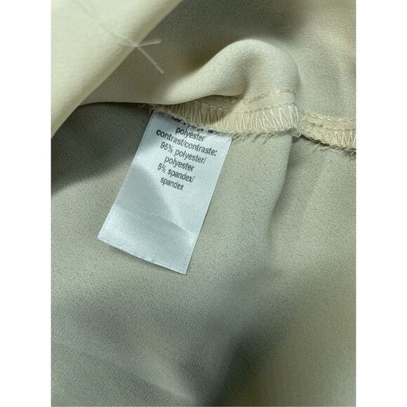 Sequin Snakeskin Tank Top Studio Y Women 2XL Beige Shimmer Sleeveless Workwear - Picture 4 of 10